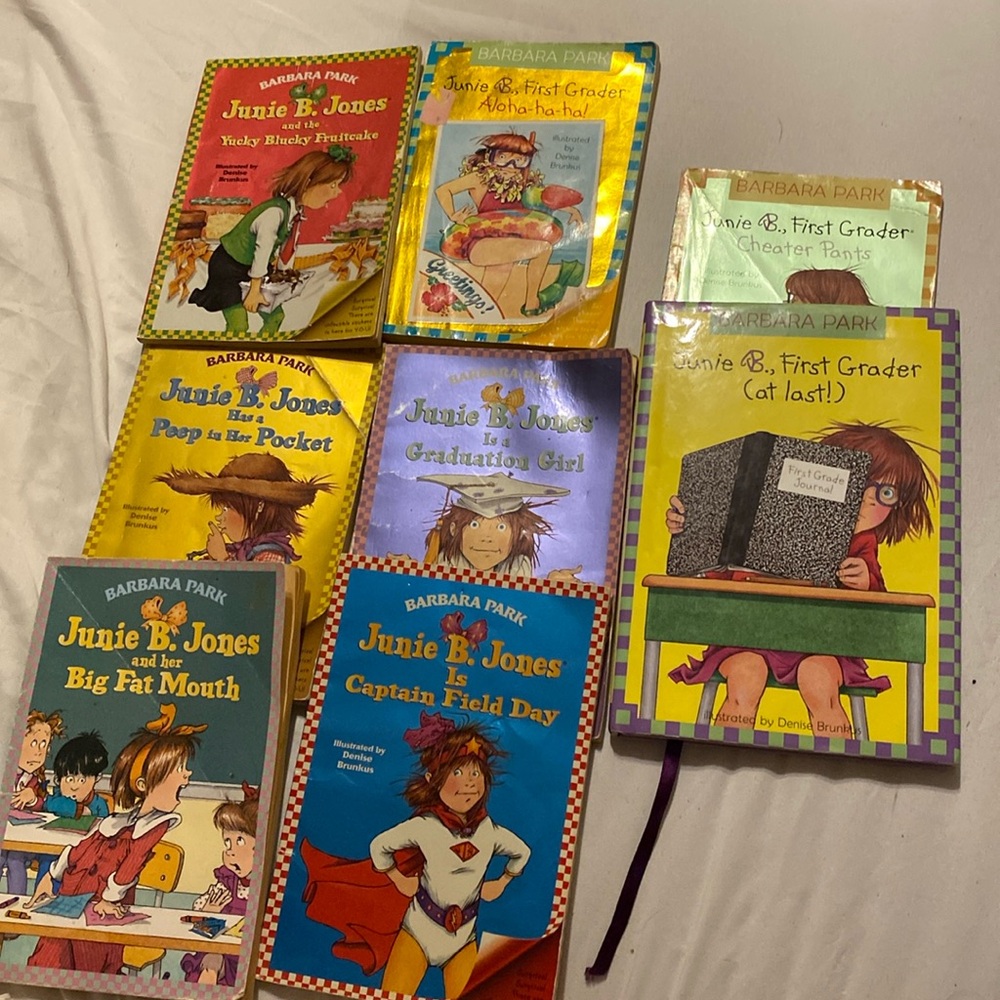 Lot of 8 Junie b books